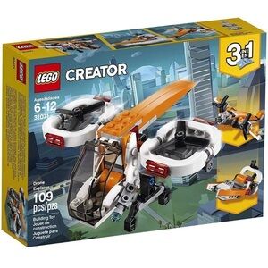LEGO Creator 3-in-1 Drone Explorer Set - Orange, White, and Black
